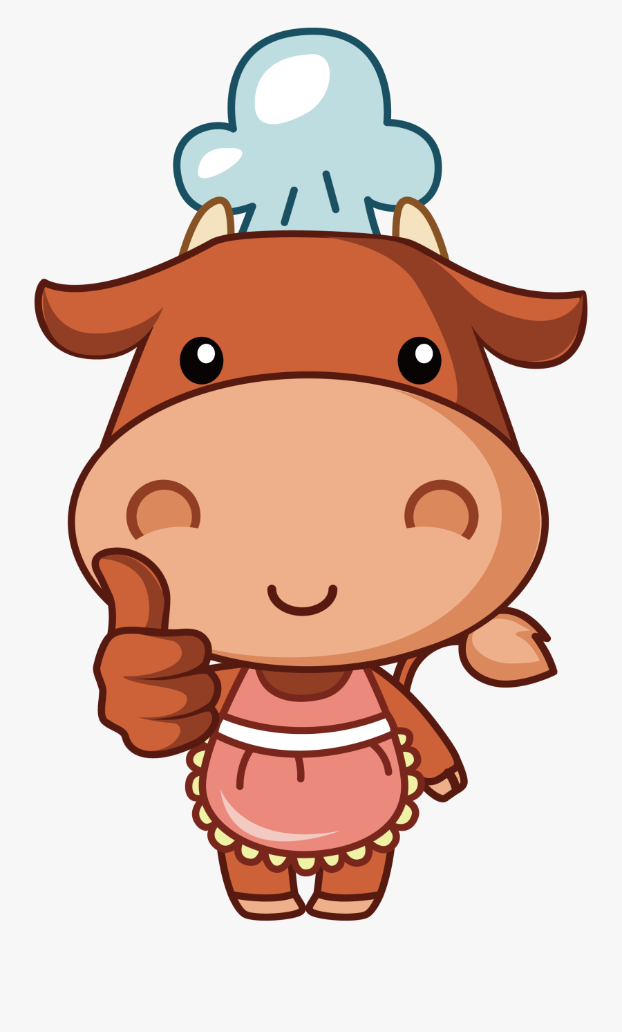 Cattle Calf Cartoon - 牛 矢量, Transparent Clipart
