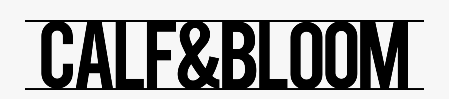 Calf And Bloom Amsterdam Logo, Transparent Clipart