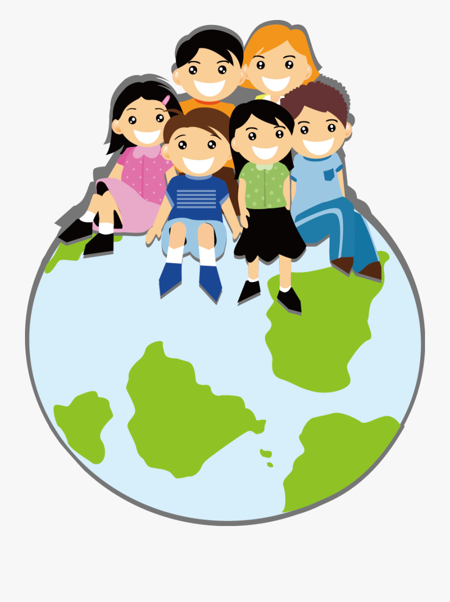 Clip Art Children Of The World Clip Art - Children Vector, Transparent Clipart