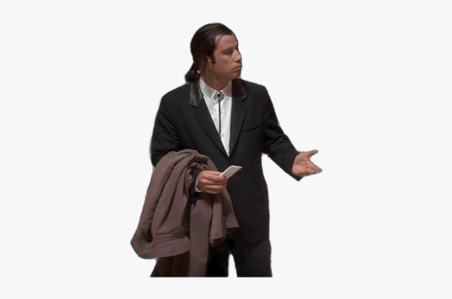 Confused Travolta Pulp Fiction Side Clip Arts - Confused John Travolta Png, Transparent Clipart