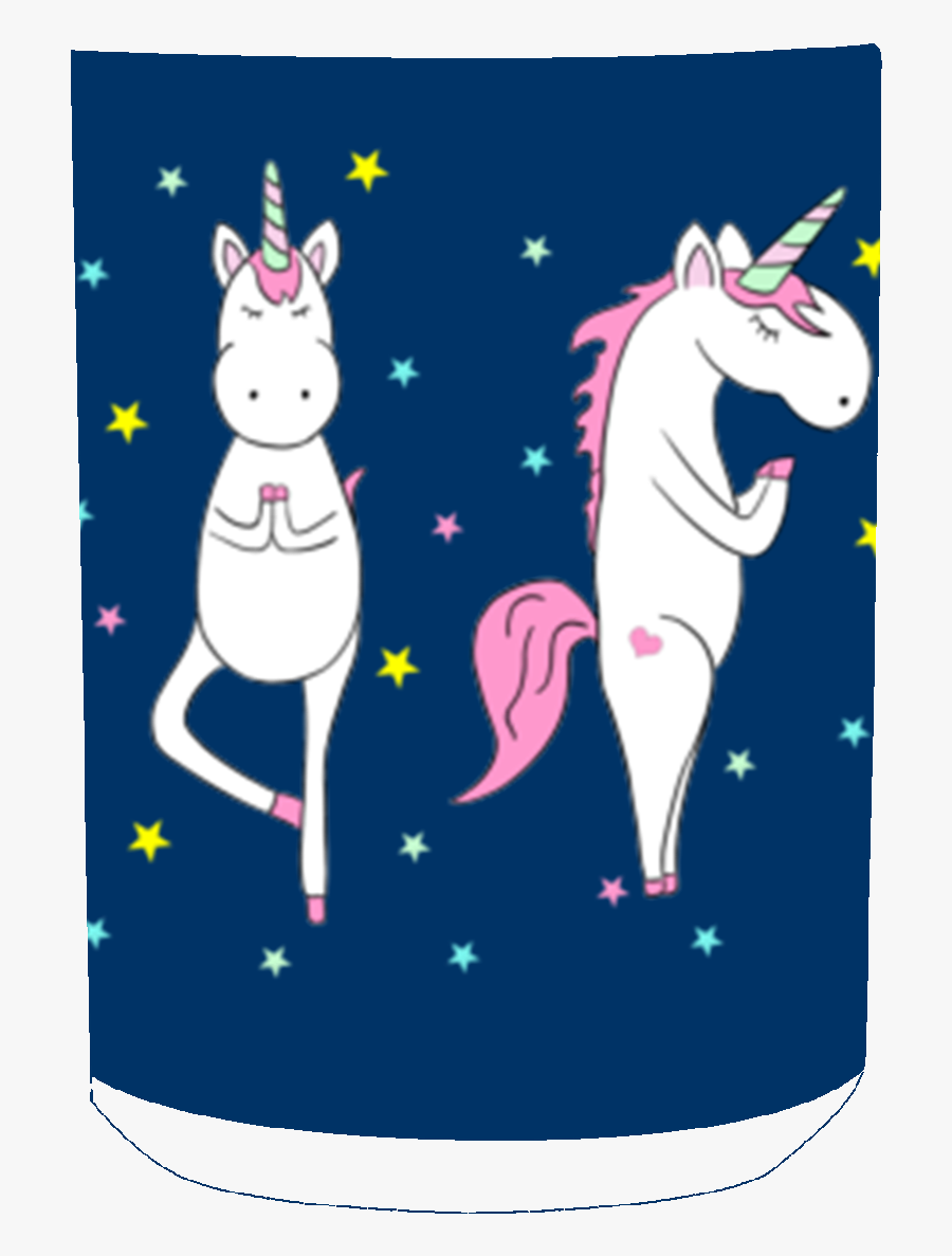 Unicorn Yoga Poses In Stars Mug"
 Class= - Cartoon, Transparent Clipart