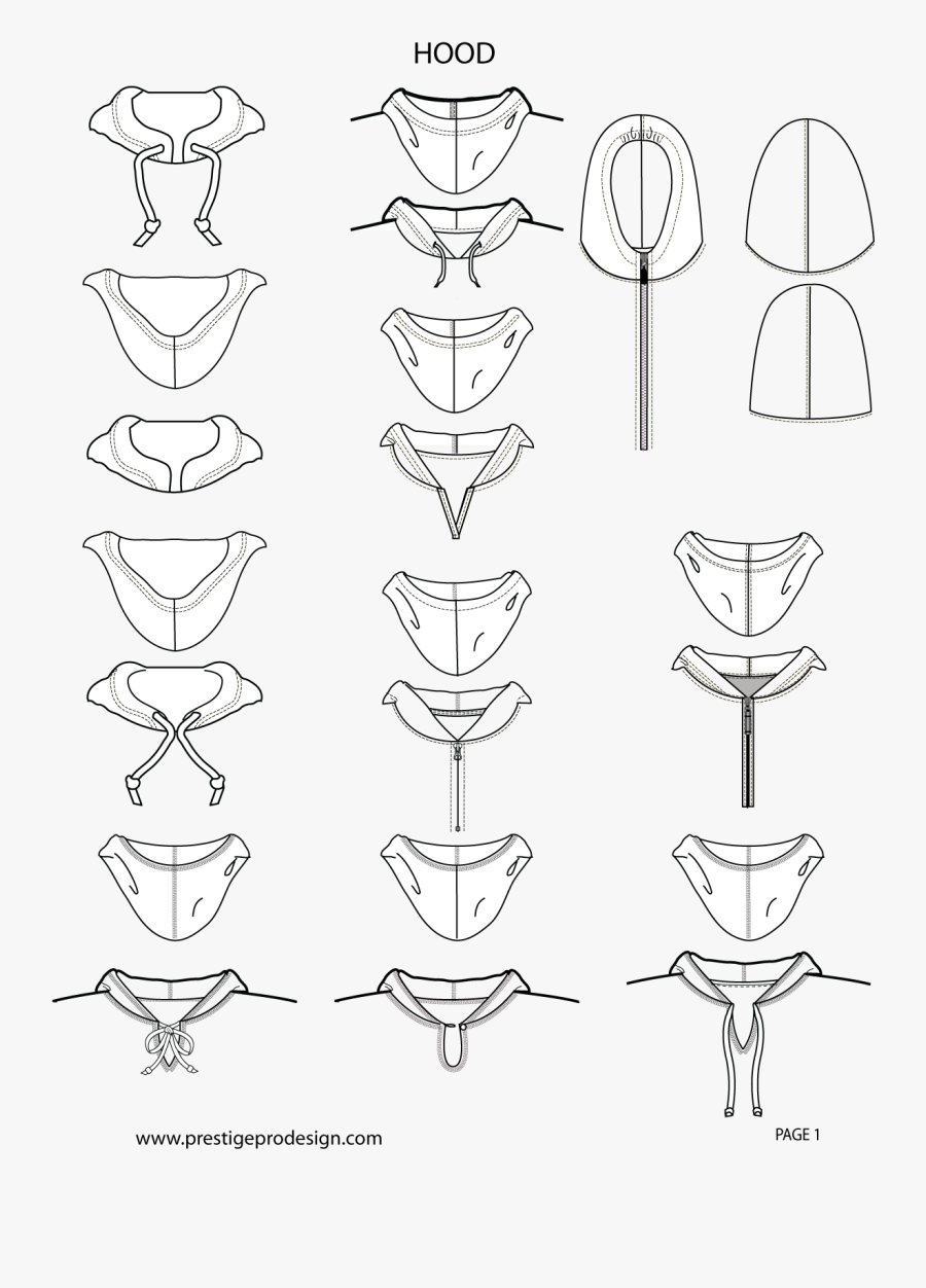 19 Plain Drawing Sketch Huge Freebie Download For Powerpoint - Jacket Collar Technical Drawing, Transparent Clipart