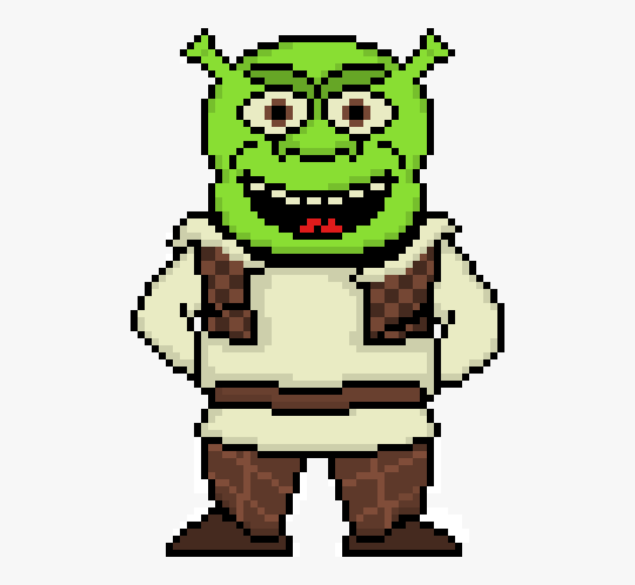 Shrek Pixel Art Maker, Transparent Clipart