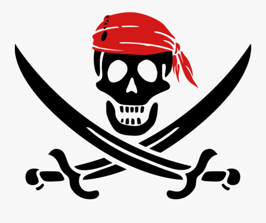 Black Pearl Jolly Roger, Transparent Clipart