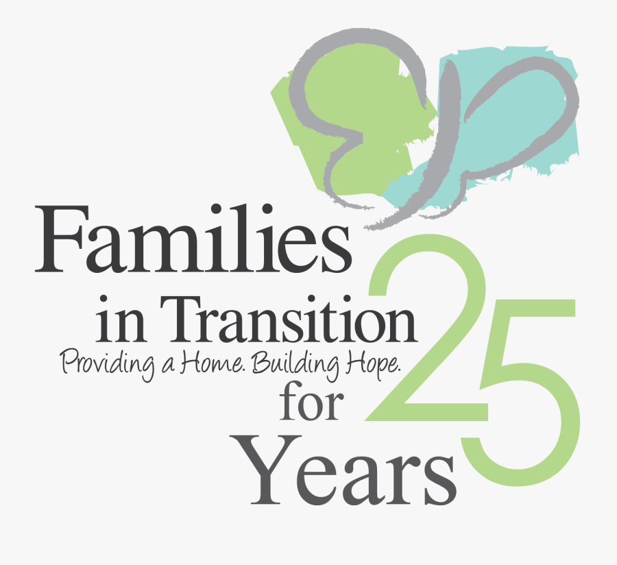 Fit 25th Logo - Families In Transition, Transparent Clipart
