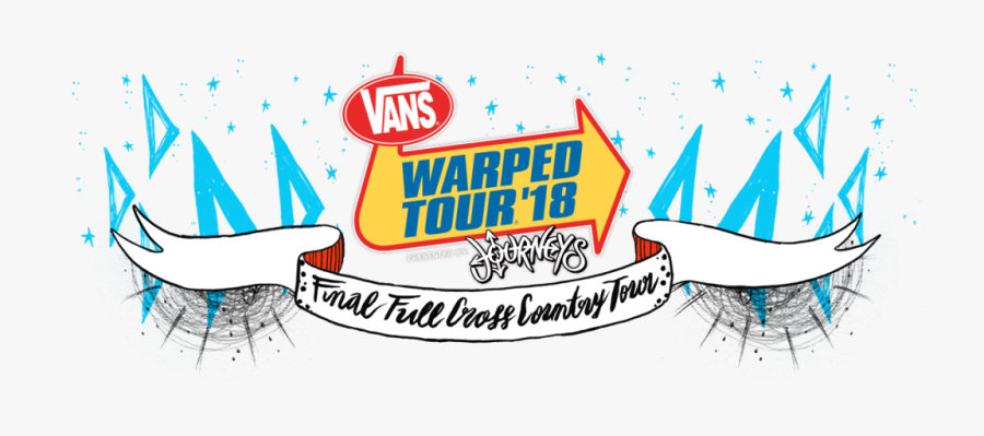 Vans Warped Tour 2018 Logo, Transparent Clipart
