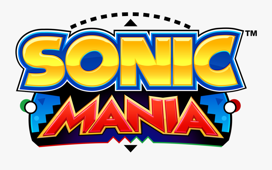 Sonic The Hedgehog Mania Logo, Transparent Clipart