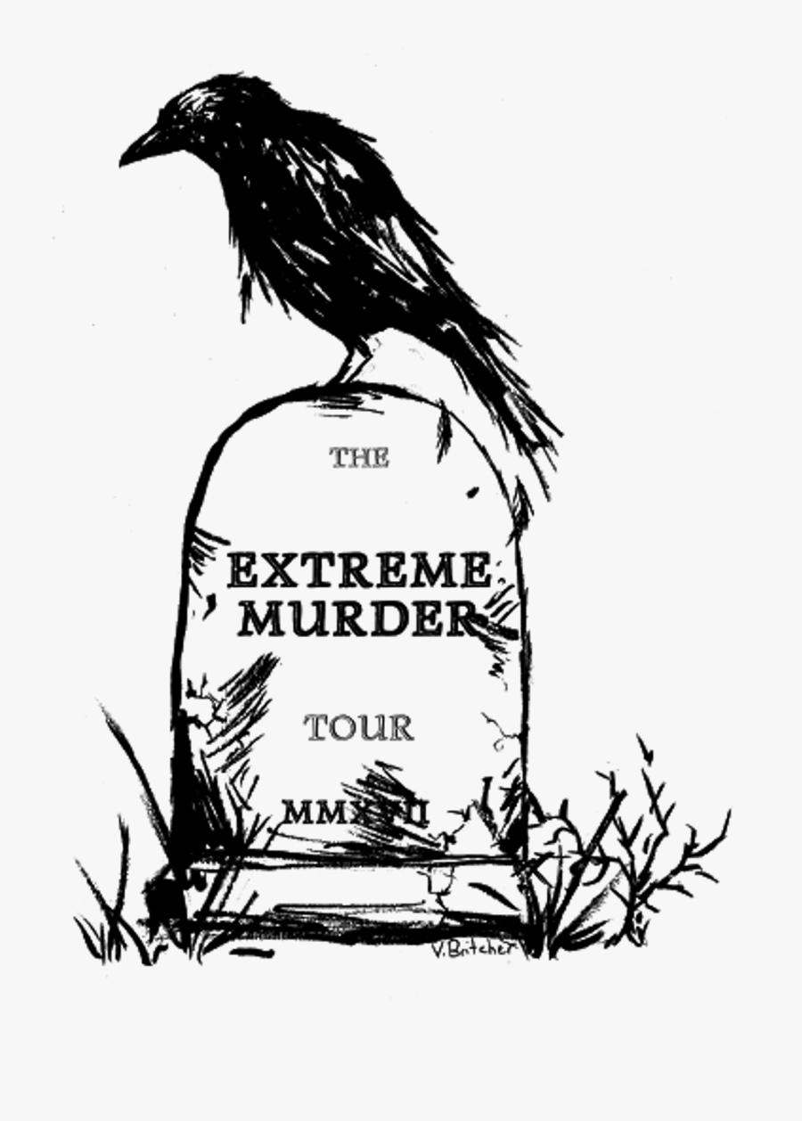 Extreme Murder Crow Highres - Illustration, Transparent Clipart