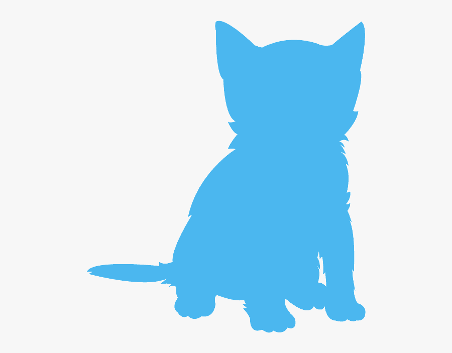 Kitten Stencil, Transparent Clipart