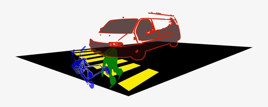 Elder Lady Killed On Zebra Crossing Clipart By Cibo00 - Clip Art, Transparent Clipart