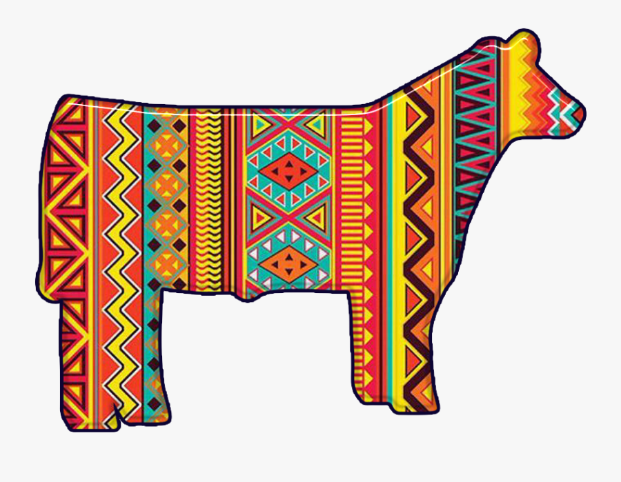 Trial Dhc Die Cut Livestock Show Heifer Decal"
 Data, Transparent Clipart