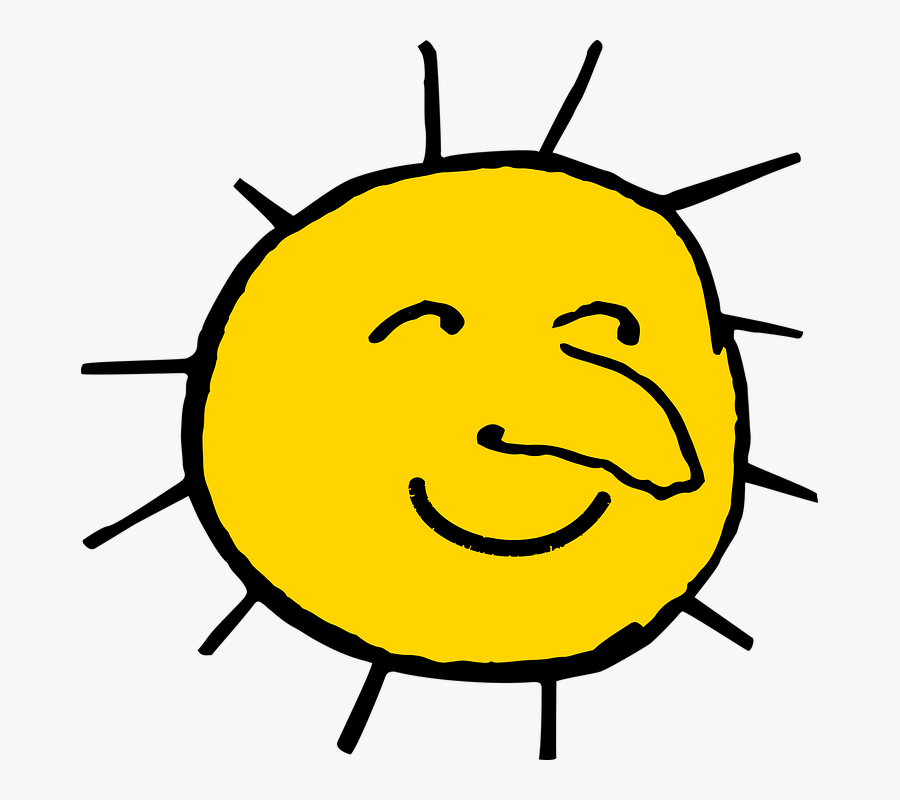Happy Sun Png - Weather Happy, Transparent Clipart