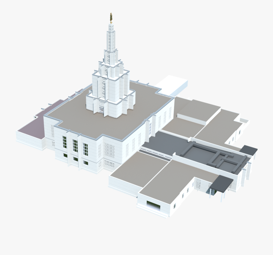 Idaho Falls Idaho Temple - Brutalist Architecture, Transparent Clipart