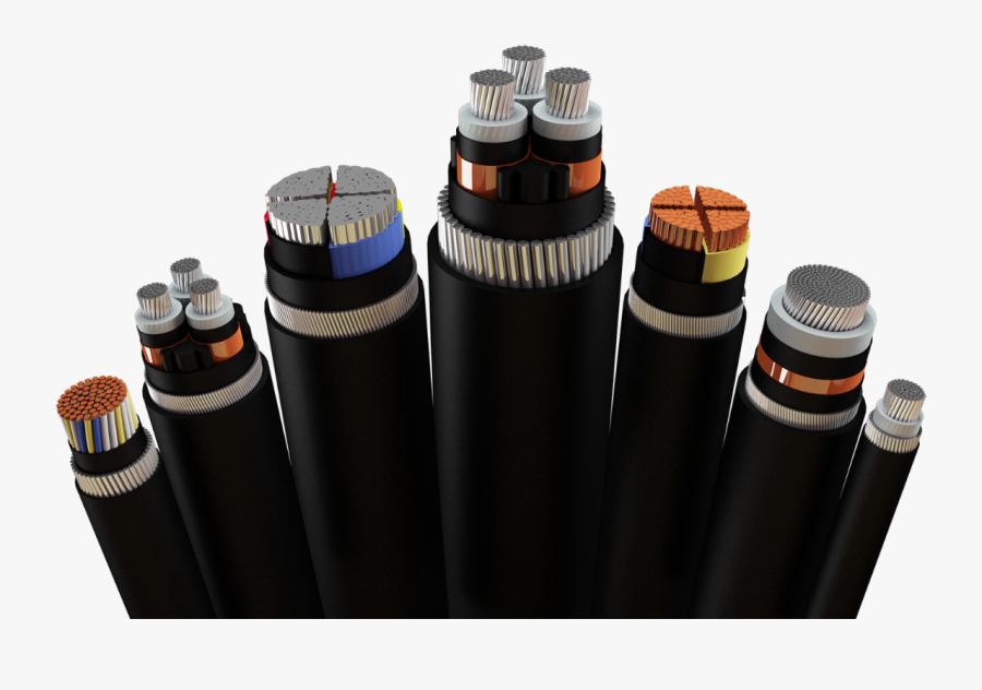 Steel Polyethylene Wire Cable Power Cross-linked Armoured - Medium Voltage Cables, Transparent Clipart