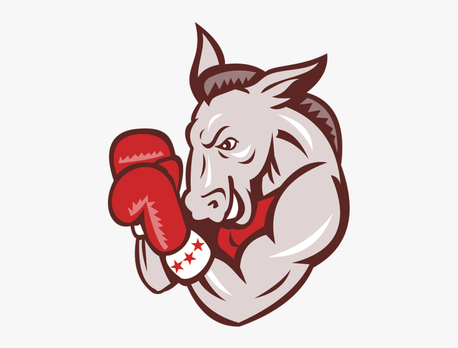 Horse With Boxing Gloves, Transparent Clipart