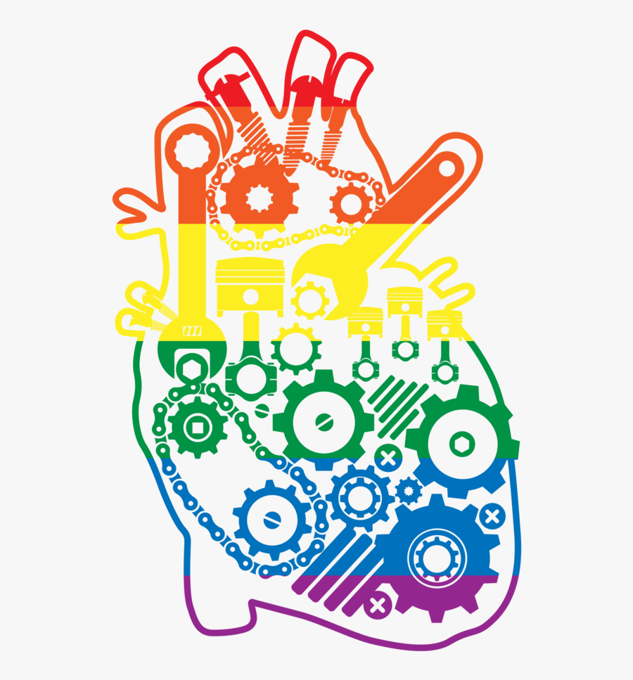 Lgbtq Heart Motor City Wesley, Transparent Clipart
