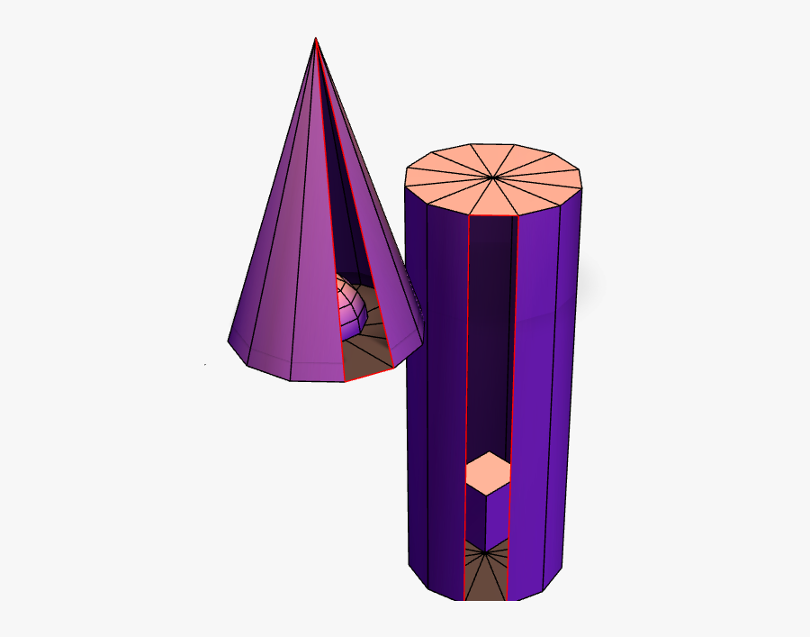 Shape With Shape In Side - Illustration, Transparent Clipart