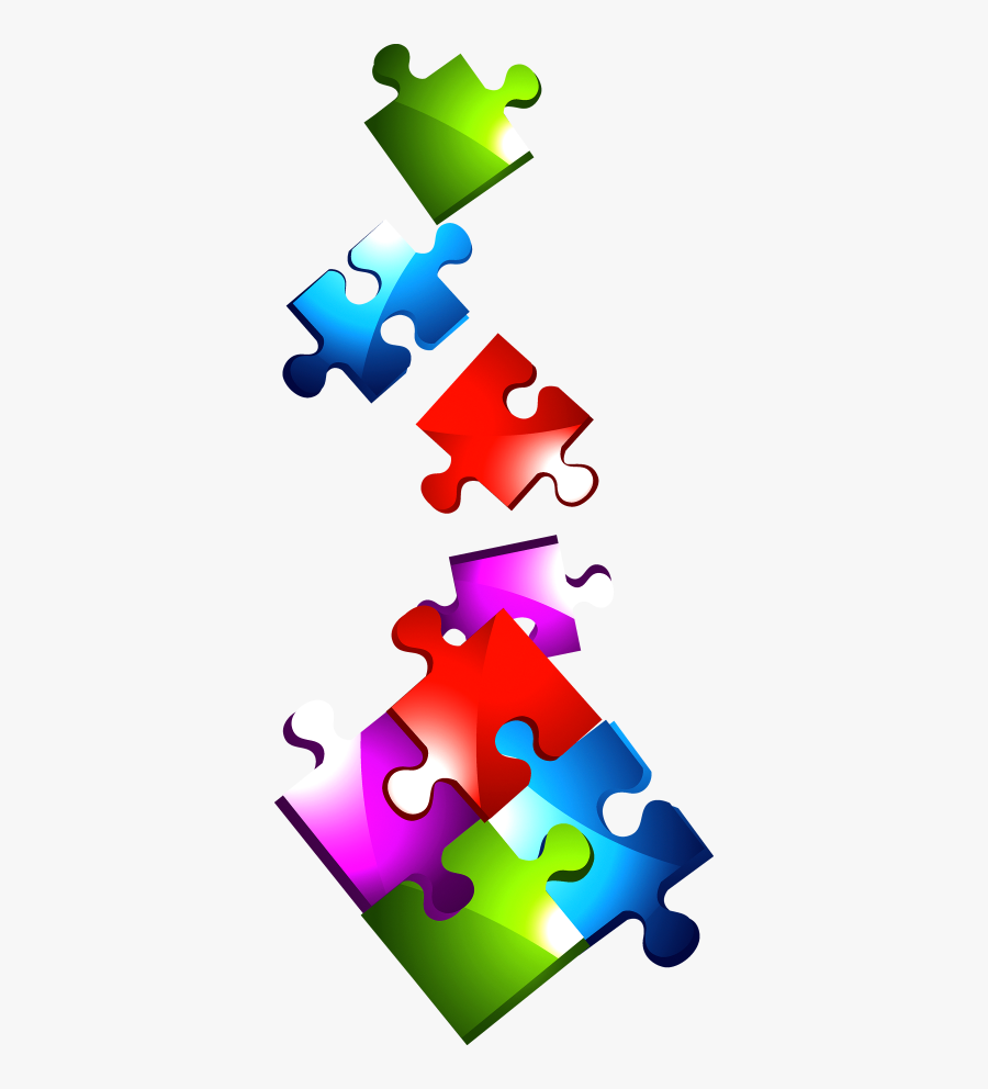 Graphic Design Puzzle Background, Transparent Clipart