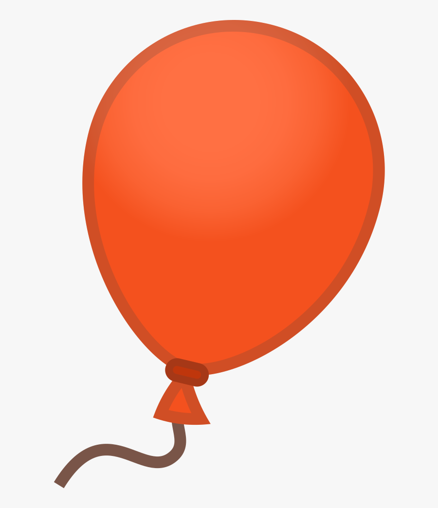 Orange,balloon,red,party Supply,clip Art - Balloon, Transparent Clipart