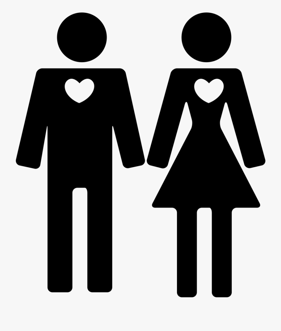 Couple Of Humans In Love - Amistad Amigas Icono Png, Transparent Clipart