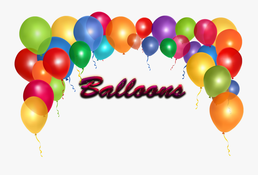 Portable Network Graphics Balloon Transparency Clip - Transparent Background Birthday Balloons Png, Transparent Clipart