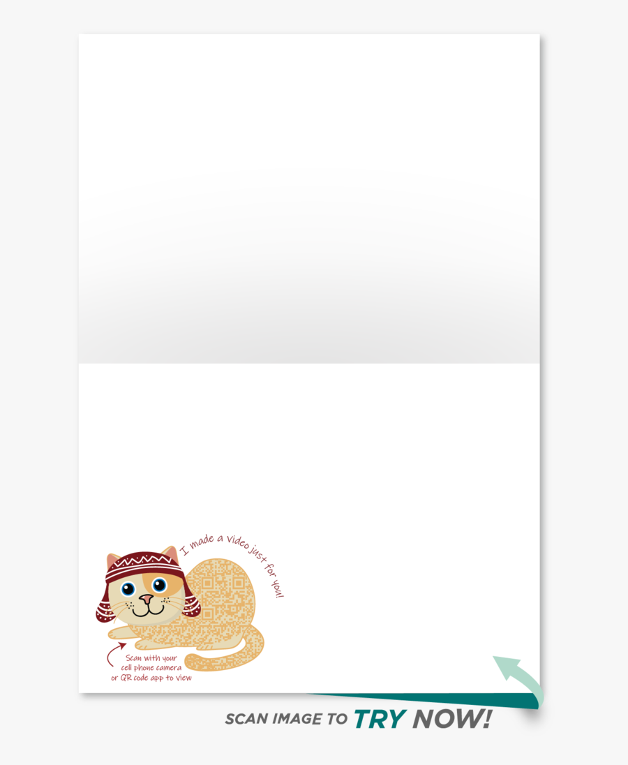 Three Cats Christmas Card - Cartoon, Transparent Clipart