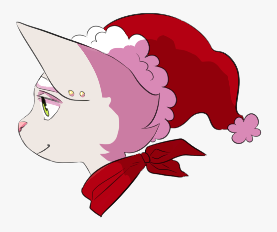 Christmas Feylin - Cat Yawns, Transparent Clipart