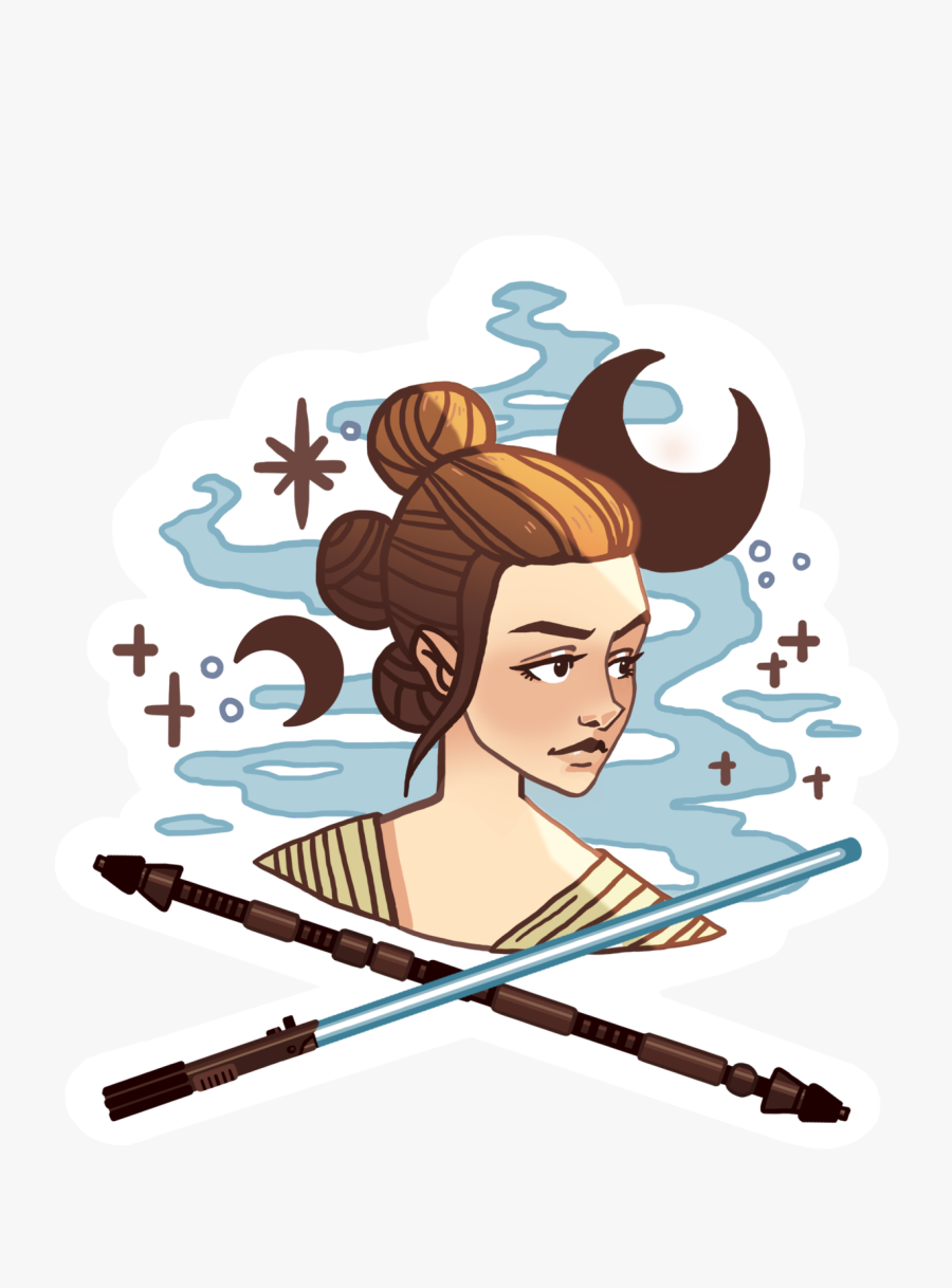 Princess Leia Tumblr Stickers, Transparent Clipart