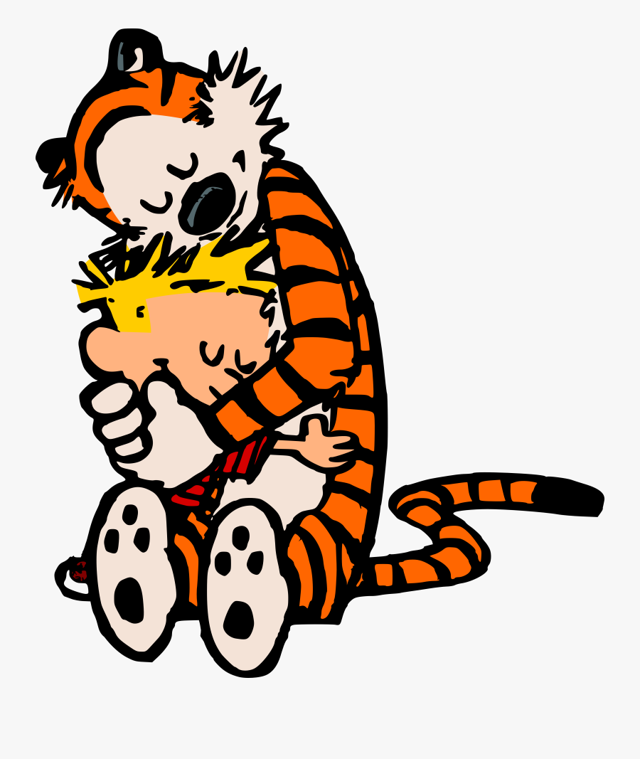 Calvin And Hobbes Clipart Happy Friday - Calvin And Hobbes Png, Transparent Clipart