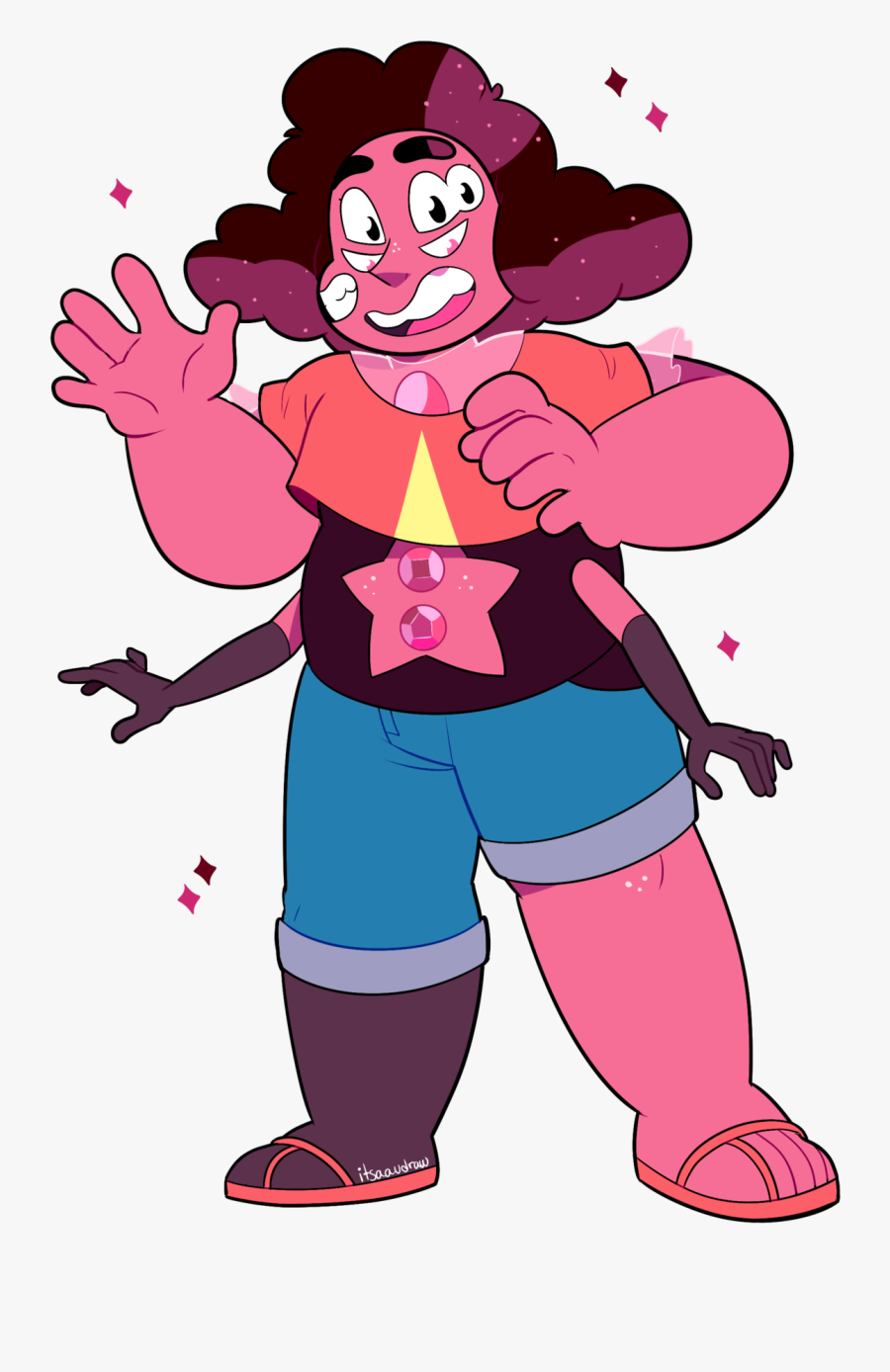 Steven Universe Rhodonite And Spinel, Transparent Clipart