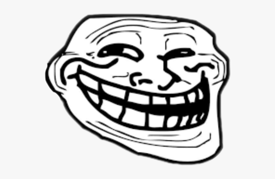 #face #funny #laugh #freetoedit - Troll Face, Transparent Clipart