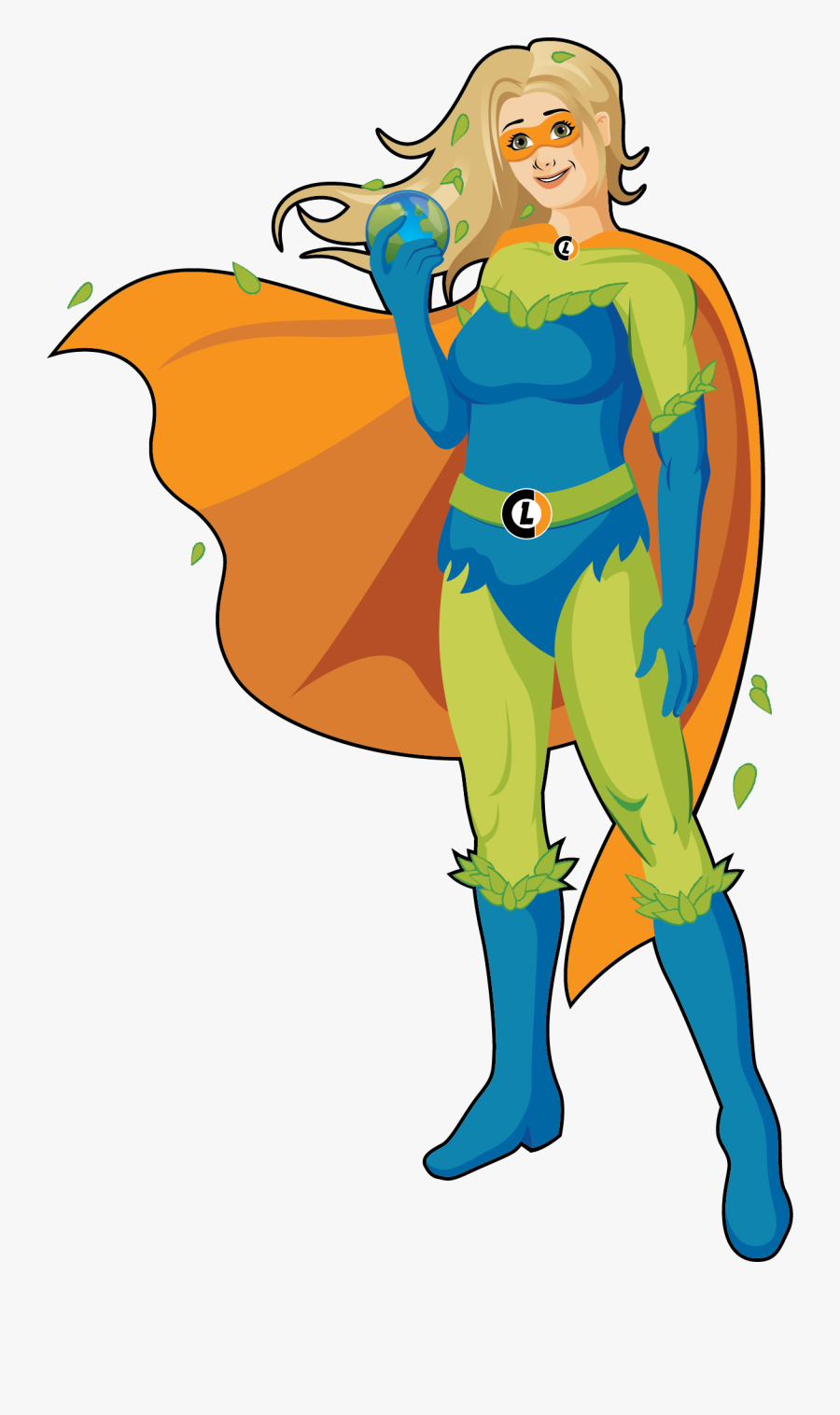 Eco Mom Uses Her Super Strength And Determination To - Cartoon, Transparent Clipart
