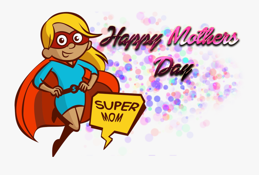 Happy Mothers Day Png Photo Background - Mother In Cartoon, Transparent Clipart