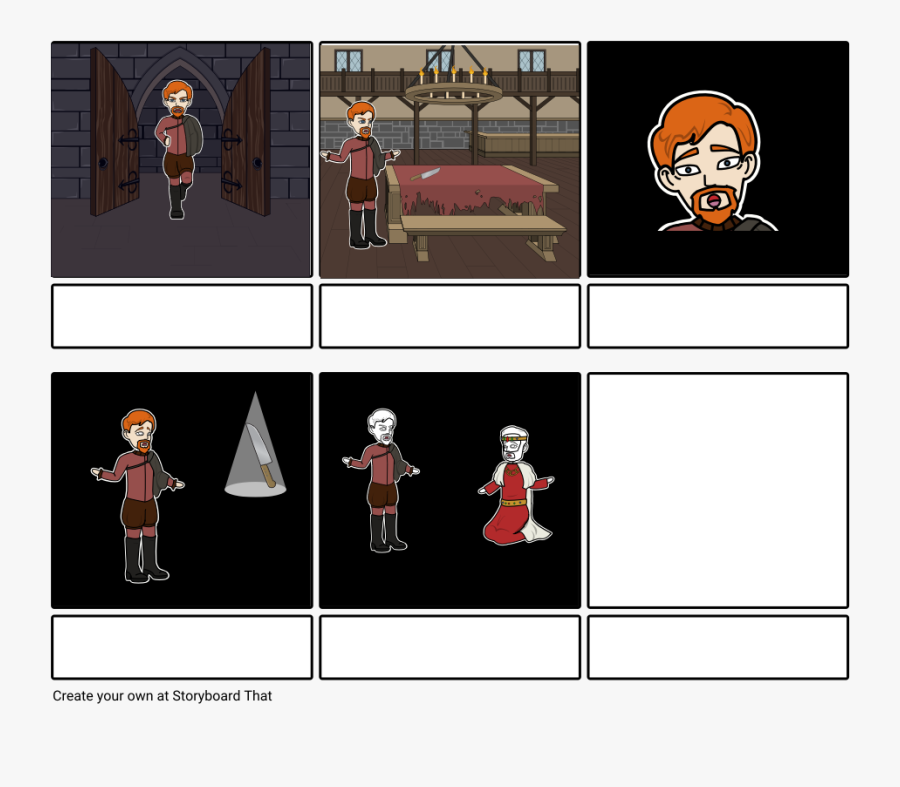 Macbeth Act 2 Scene 1 2 Story Board, Transparent Clipart