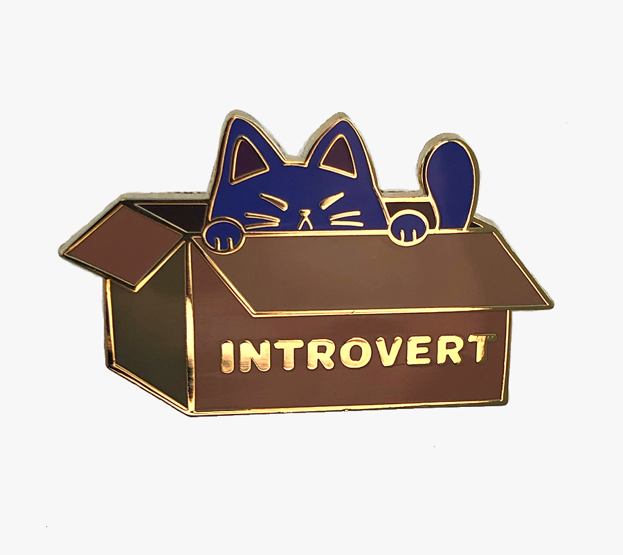 Introvert Pin - Illustration, Transparent Clipart