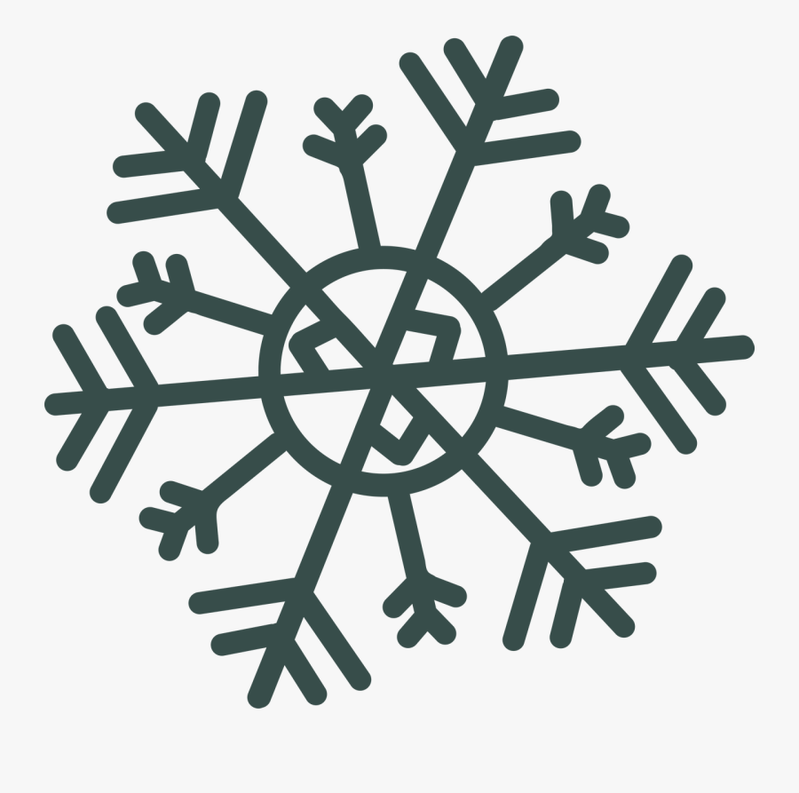 Christmas Snowflake - Czarne Kółka Do Hulajnogi, Transparent Clipart