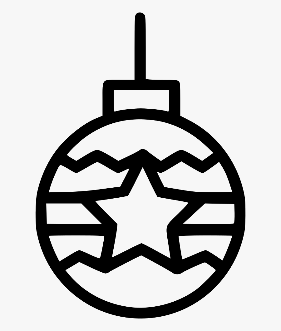 Christmas Snowflake Ball Decoration Light - Website Logo Square, Transparent Clipart