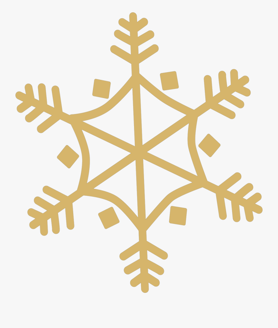 Christmas Snowflake Svg Cut File - Black Snowflake Transparent Background, Transparent Clipart