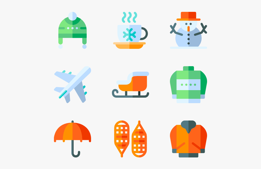Winter Travelling, Transparent Clipart