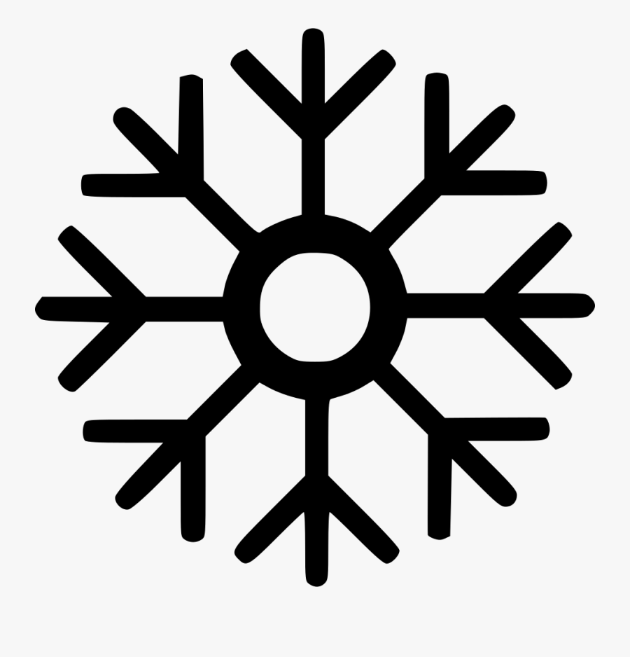 Christmas Decoration Snow Snowflake - Transparent Background Snowflake Outline, Transparent Clipart