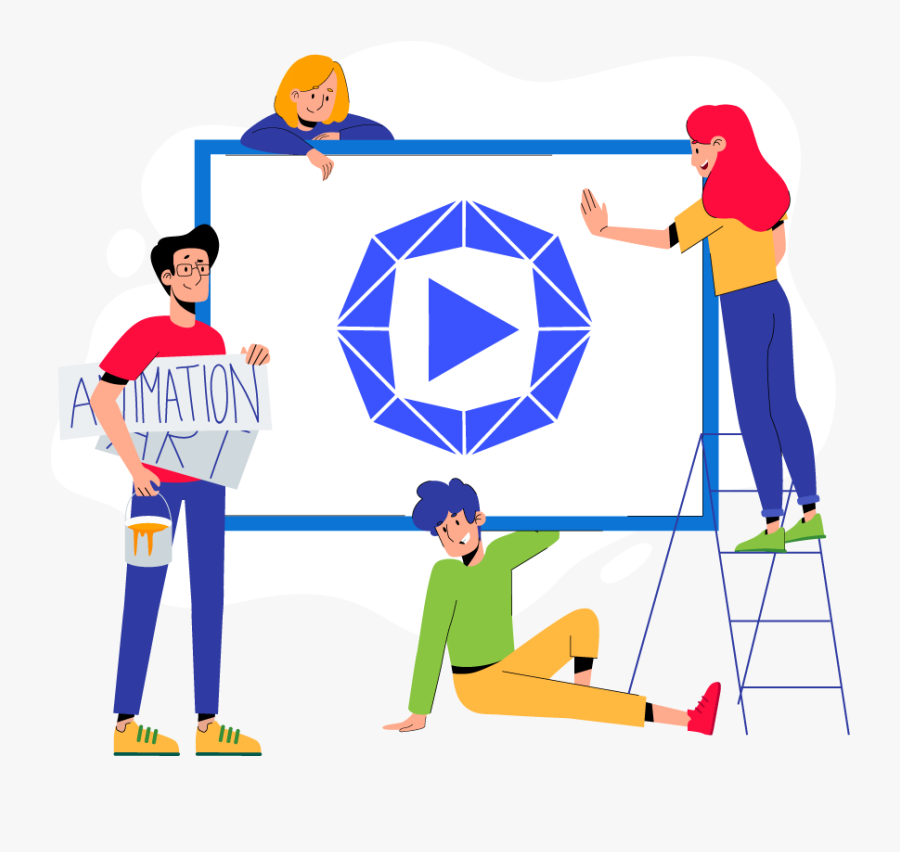We Connect Brands And People Through Animated Video, Transparent Clipart