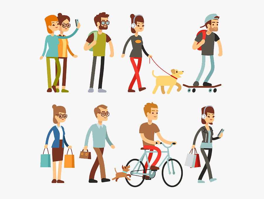 Drawing - People For Motion Graphic, Transparent Clipart