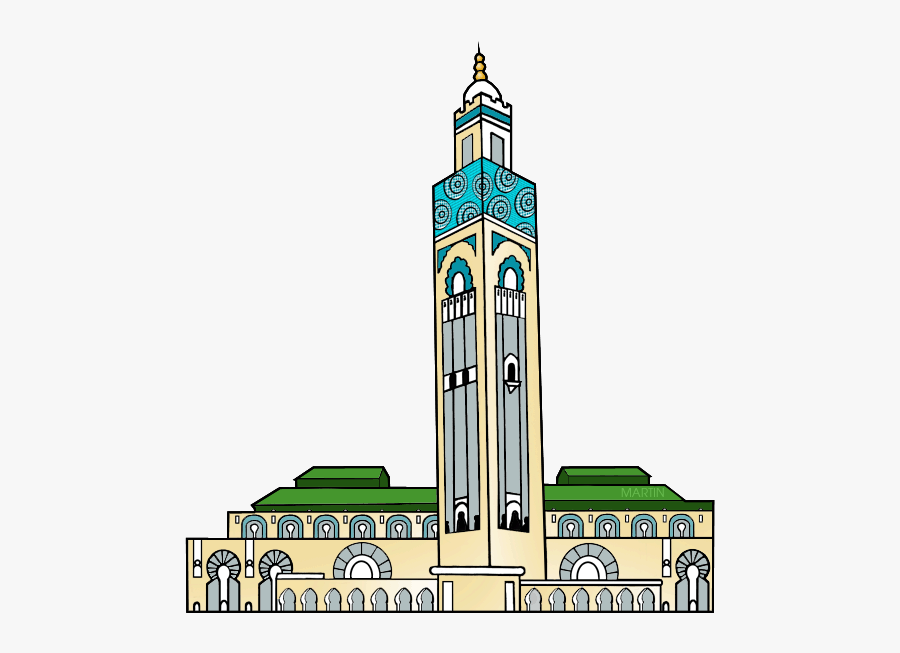 Hassan Ii Mosque - Hassan 2 Mosque Png, Transparent Clipart
