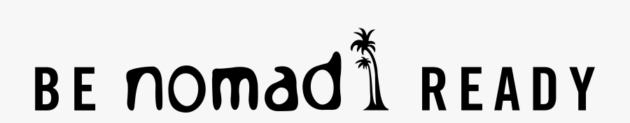 Black Be Nomad Ready Logo - Nomad Travel Clinic Logo, Transparent Clipart