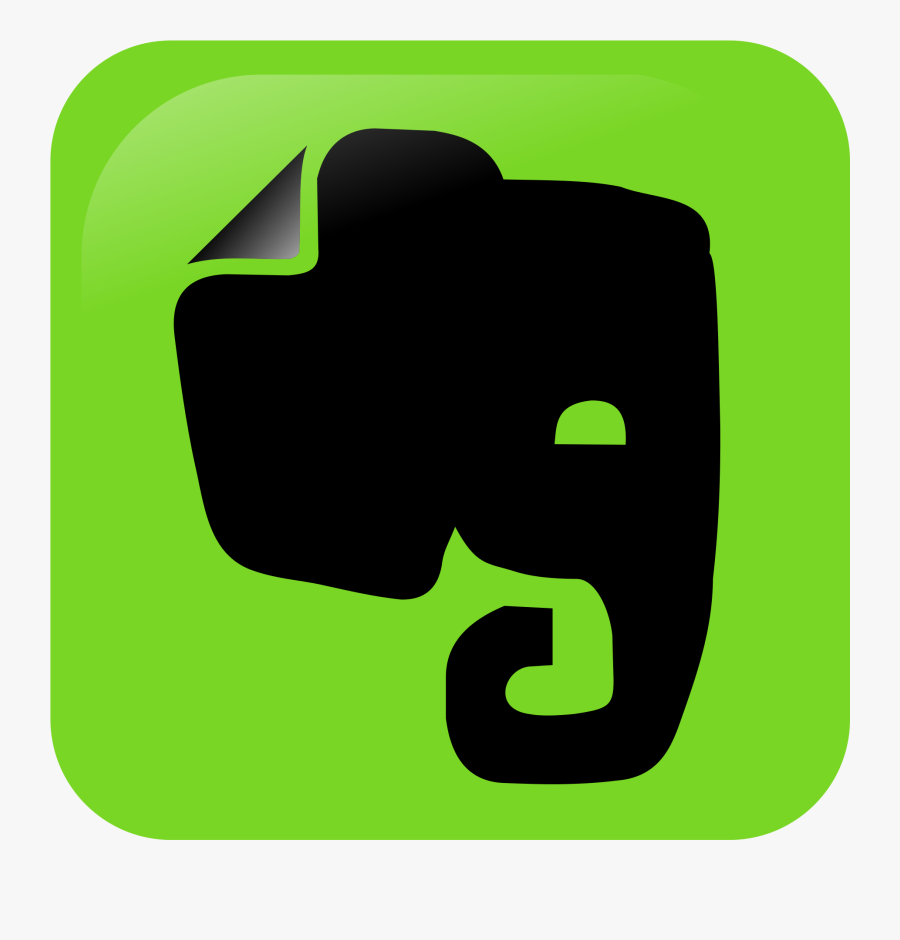 Evernote App Icon Png, Transparent Clipart