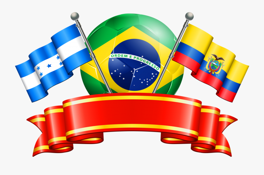 2018 Fifa World Cup Stock Illustration Clip Art World - Brazil Flag, Transparent Clipart
