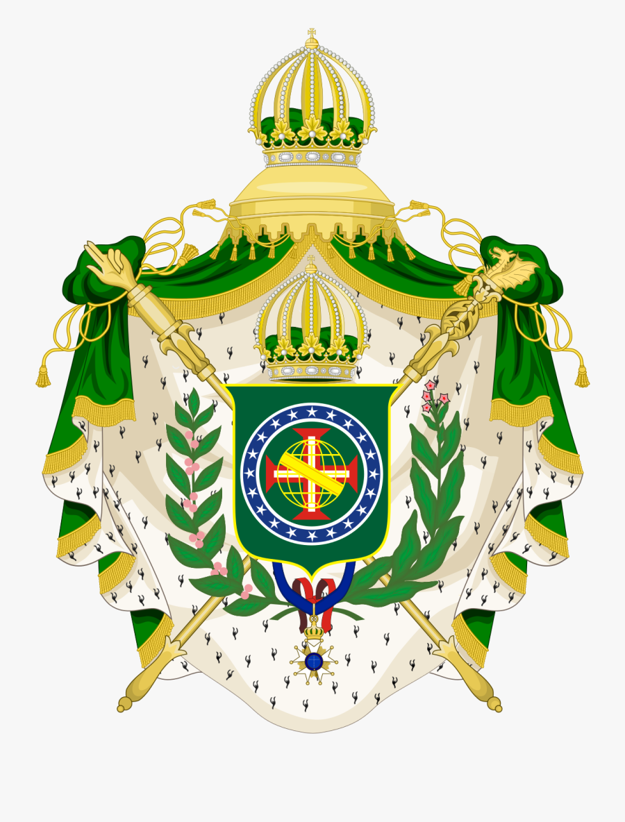 Empire Of Brazil Coat Of Arms, Transparent Clipart