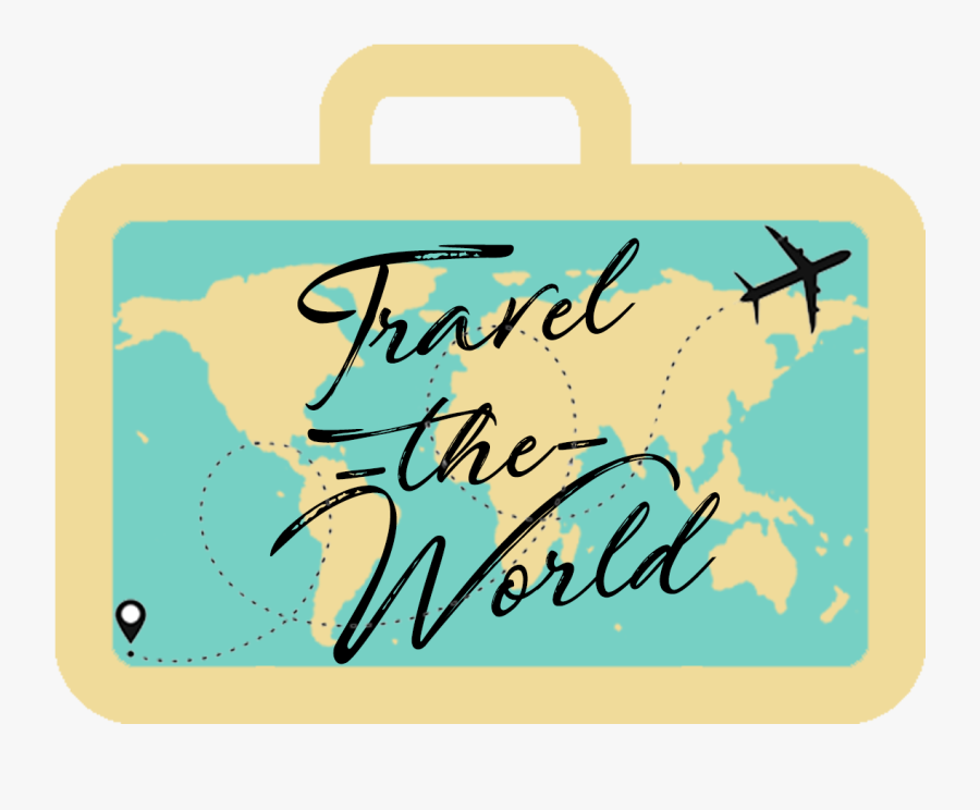 Travel The World - Calligraphy, Transparent Clipart