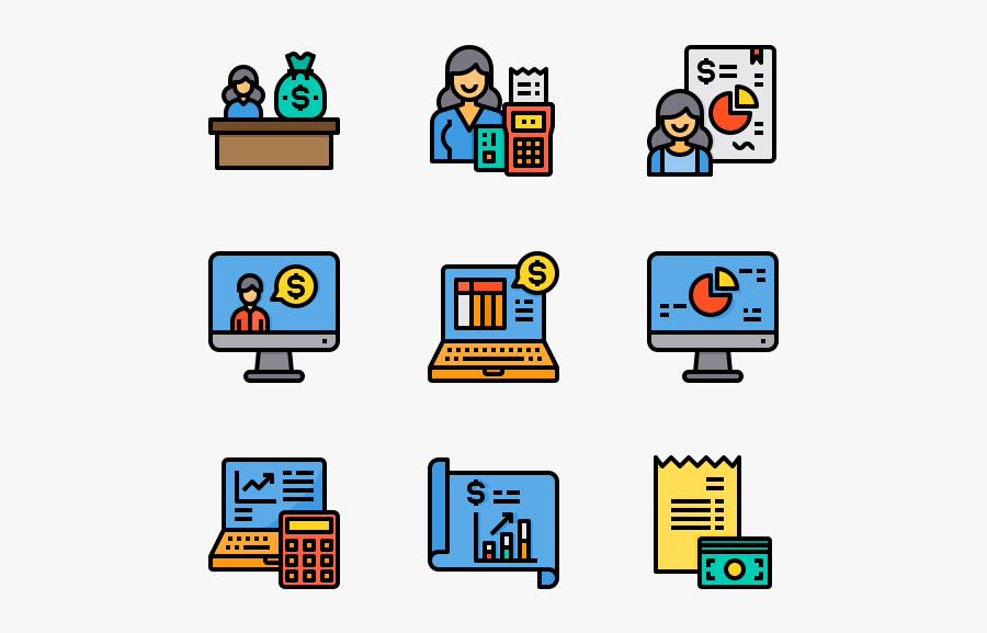 Accounting - Finance, Transparent Clipart