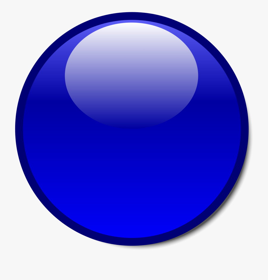 Blue,cobalt Blue,electric Blue,circle,sphere,clip Art,material - 3d Blue Circle Png, Transparent Clipart